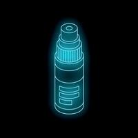 Glowing fiber optic cable symbolizing high speed internet connection on dark background vector