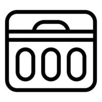 Contactless credit card showing three zeros on screen vector
