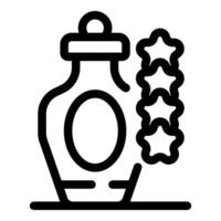Magic potion receiving five star rating for quality and effectiveness vector