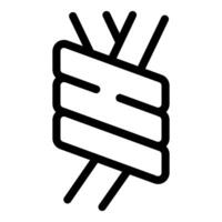 Server rack with wires connecting, data center infrastructure vector
