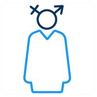 gender and pride icon concept vector