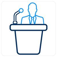 Speech and talking icon concept vector