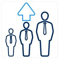 Competence and best icon concept vector