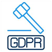 Gdpr And Privacy Icon Concept vector