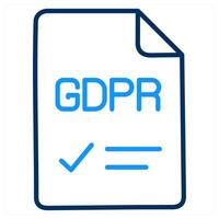 Gdpr And Privacy Icon Concept vector