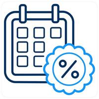 Calendar and day icon concept vector
