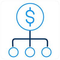 Refinance and house icon concept vector