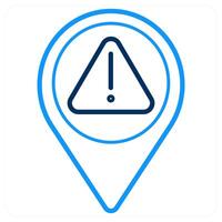 Maintenance and location icon concept vector