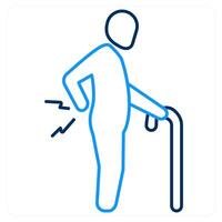 Chronic Pain and health icon concept vector
