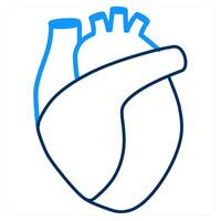 Cardiology andorgan icon concept vector