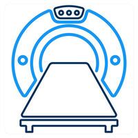 Computer Tomography and ct scan icon concept vector
