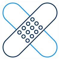 Band Aid andpath icon concept vector