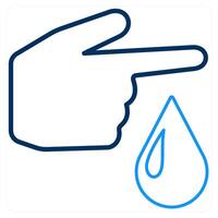 Blood Test and report icon concept vector