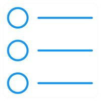 List Bullets and bullet icon concept vector