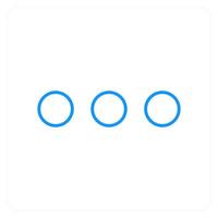 Dots and more icon concept vector