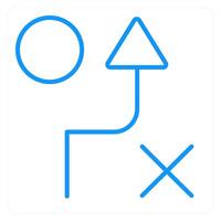 Strategy and planning icon concept vector