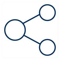 Share and send icon concept vector