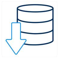 Download Server and storage icon concept vector