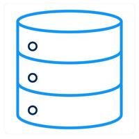 Database Server and server icon concept vector
