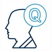 Question and query icon concept vector