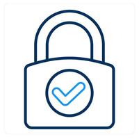Lock and security icon concept vector