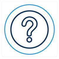 Have Question and query icon concept vector