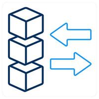 Share Data and file icon concept vector