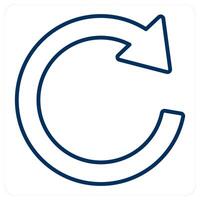 Refresh and refreshing icon concept vector