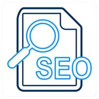 Seo and search icon concept vector