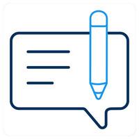 Edit Message and sms icon concept vector