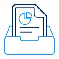 Save Document and save icon concept vector