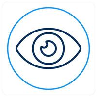 Vision and vision icon concept vector