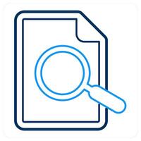 Search Document and scan icon concept vector