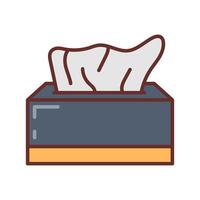 Pulling Paper Tissue Filled Icons , illustration vector