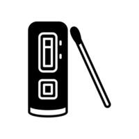 Testing Kit Glyph Icon, illustration vector