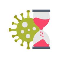 Incubation Period Flat Icons, illustration vector
