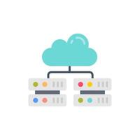 Big Data Flat Icons, illustration vector