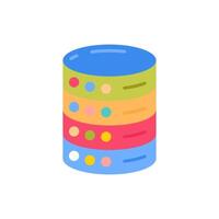 SQL Flat Icons, illustration vector