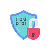 Decryption Flat Icons, illustration vector