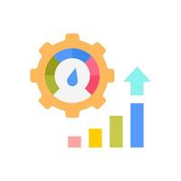 Performance optimization Flat Icons, illustration vector