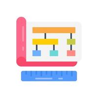 Software architecture Flat Icons, illustration vector