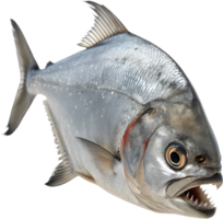 Fierce Dynamic Piranha in Bold Clipart with Motion. . png