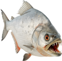 Dynamic Piranha in Bold, Fierce Clipart with Speed. . png
