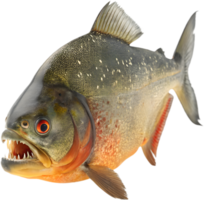 Bold Piranha with Fierce Expression in Dynamic Design. . png