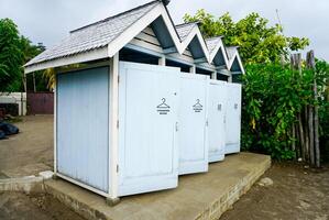 changing room at a beach, place to change clothes photo
