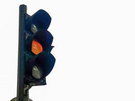 traffic light with a white background photo