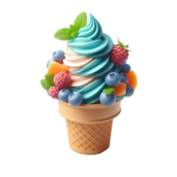 Ice cream isolated on transparent background png