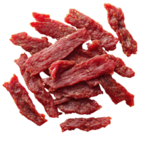 Savory and Nutritious Beef Jerky for Healthy Snacking on transparent background png