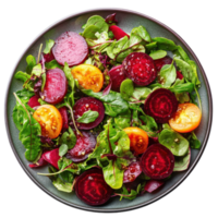 Healthy and Colorful Beet Salad for Nutritious Meals on transparent background png