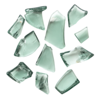 Stunning Close-Up of Broken Glass for Art and Design Projects on transparent background png